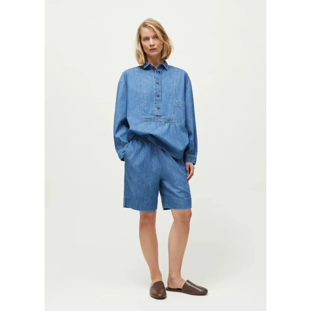 Aiayu Shorts Long Denim