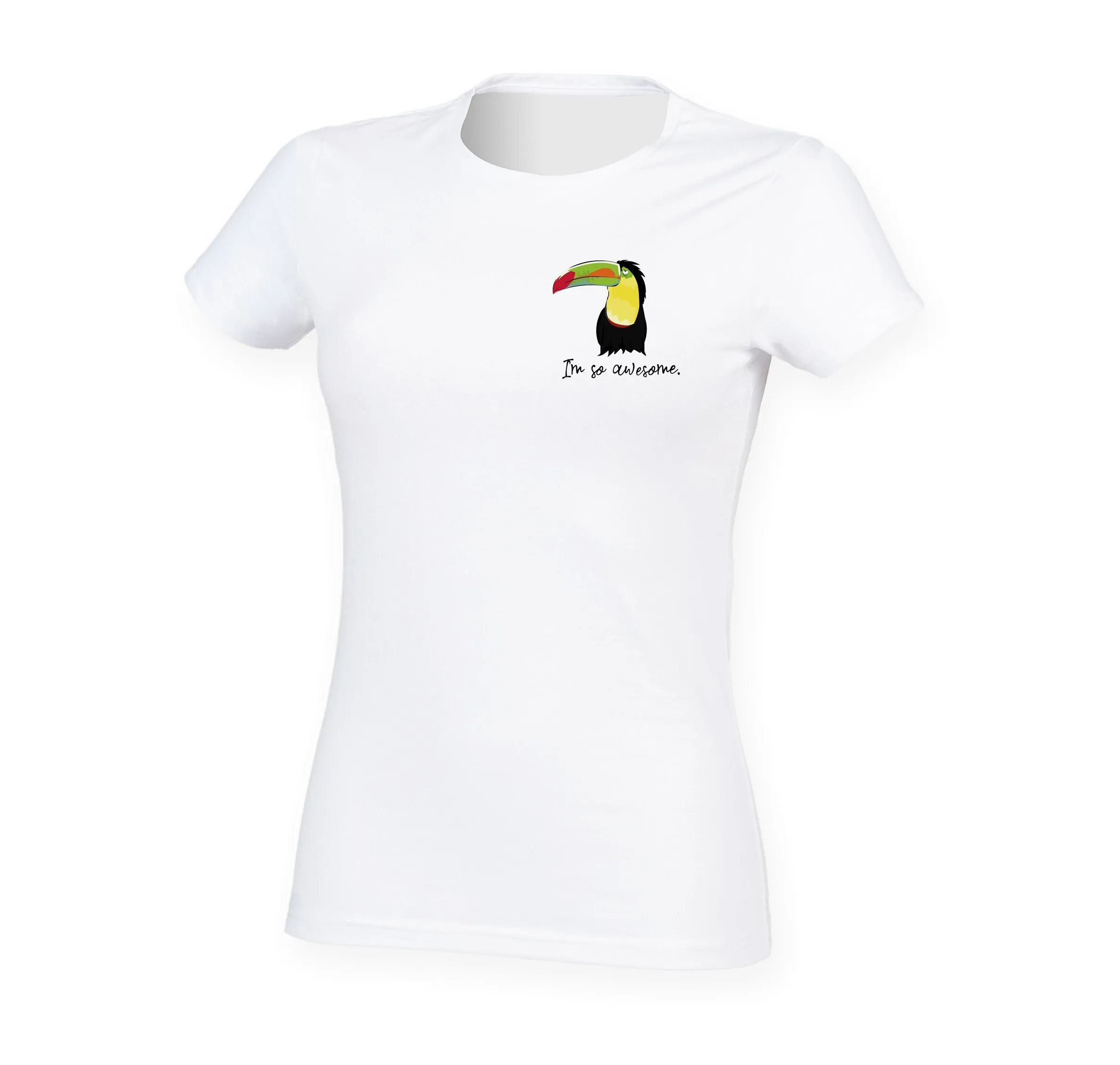 Awesome toucan women t-shirt