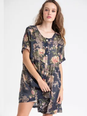 Babydoll Dress Midnight Blue