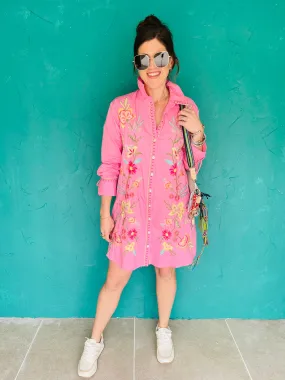 Camellia Ruched Sleeve Dress
