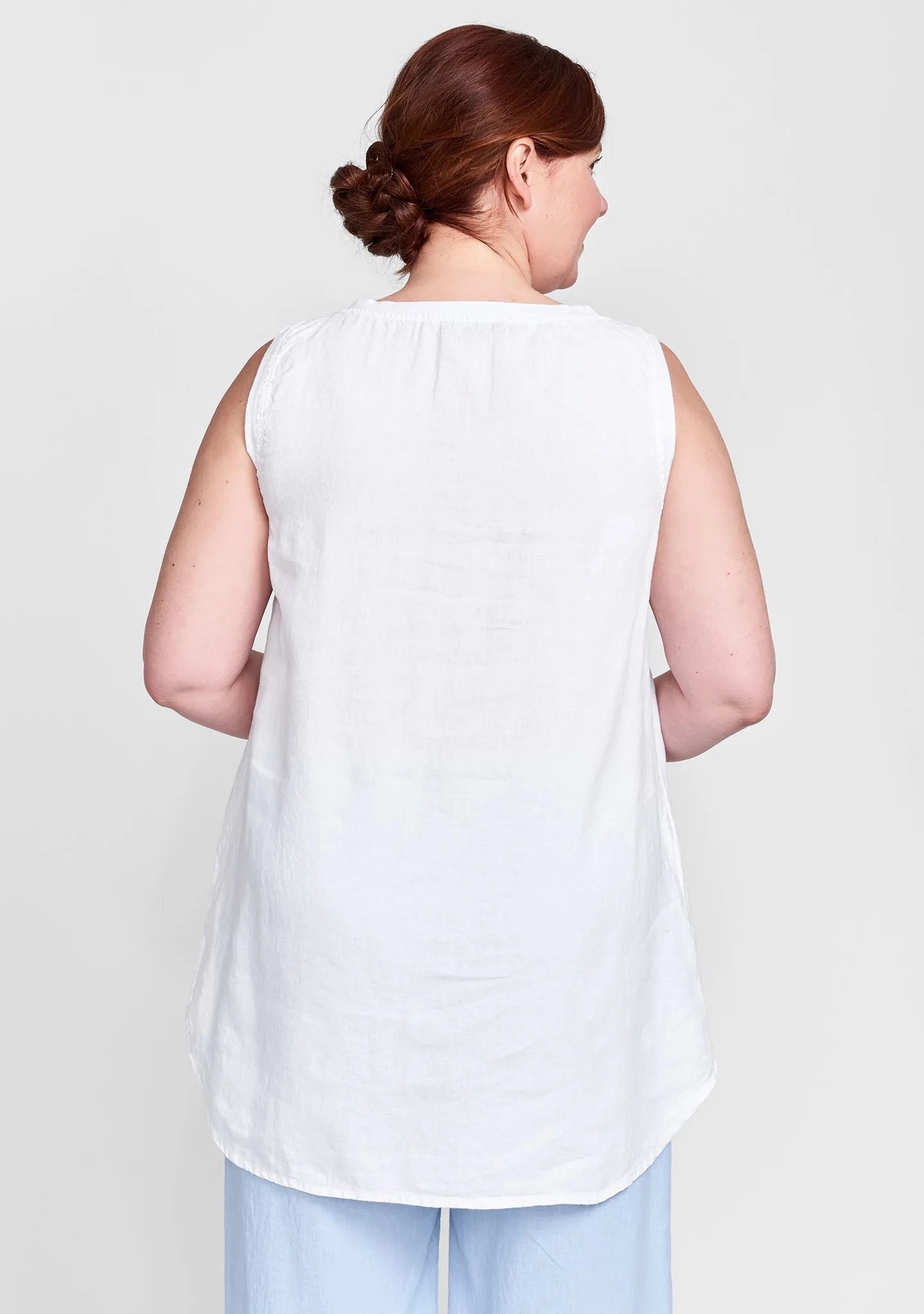 Coastal Tunic - Linen Tank Top - FINAL SALE