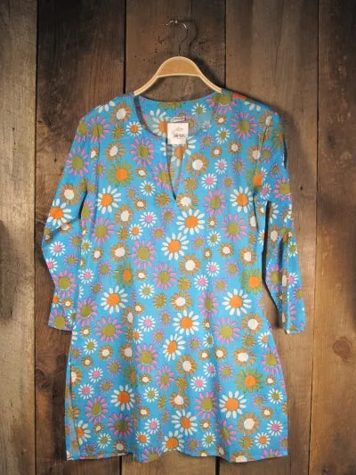 Cotton Tunic Top Pretty Daisies