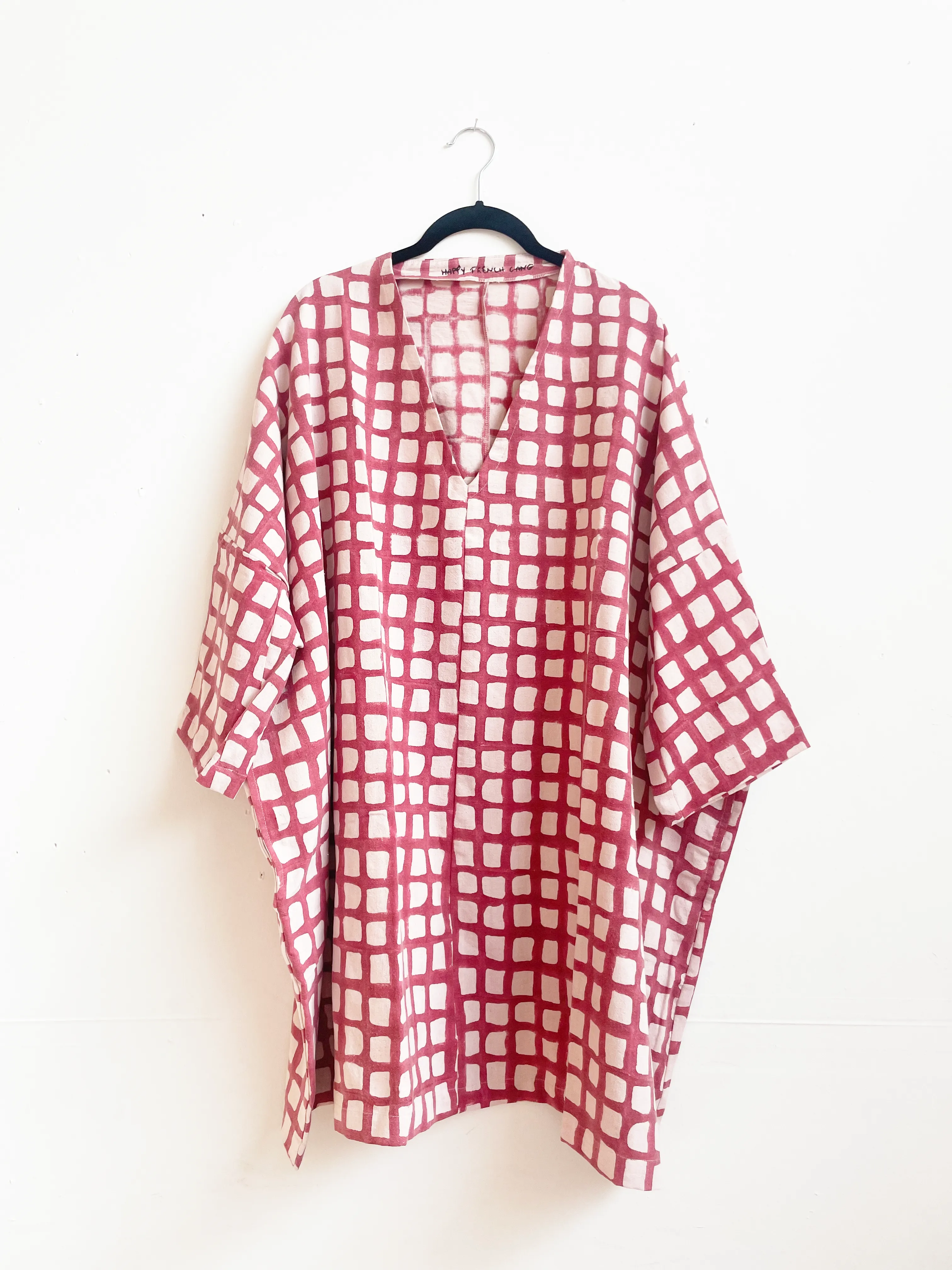 Dress / Tunic Madder & Pink Check