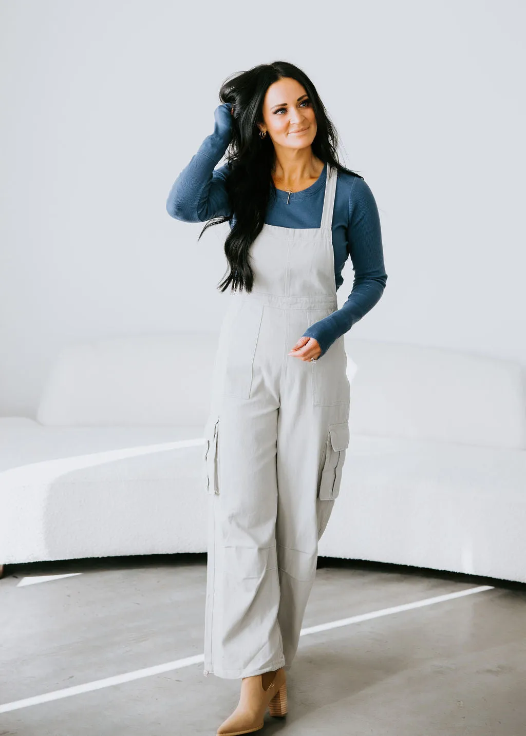 Drue Cargo Overall Jumpsuit
