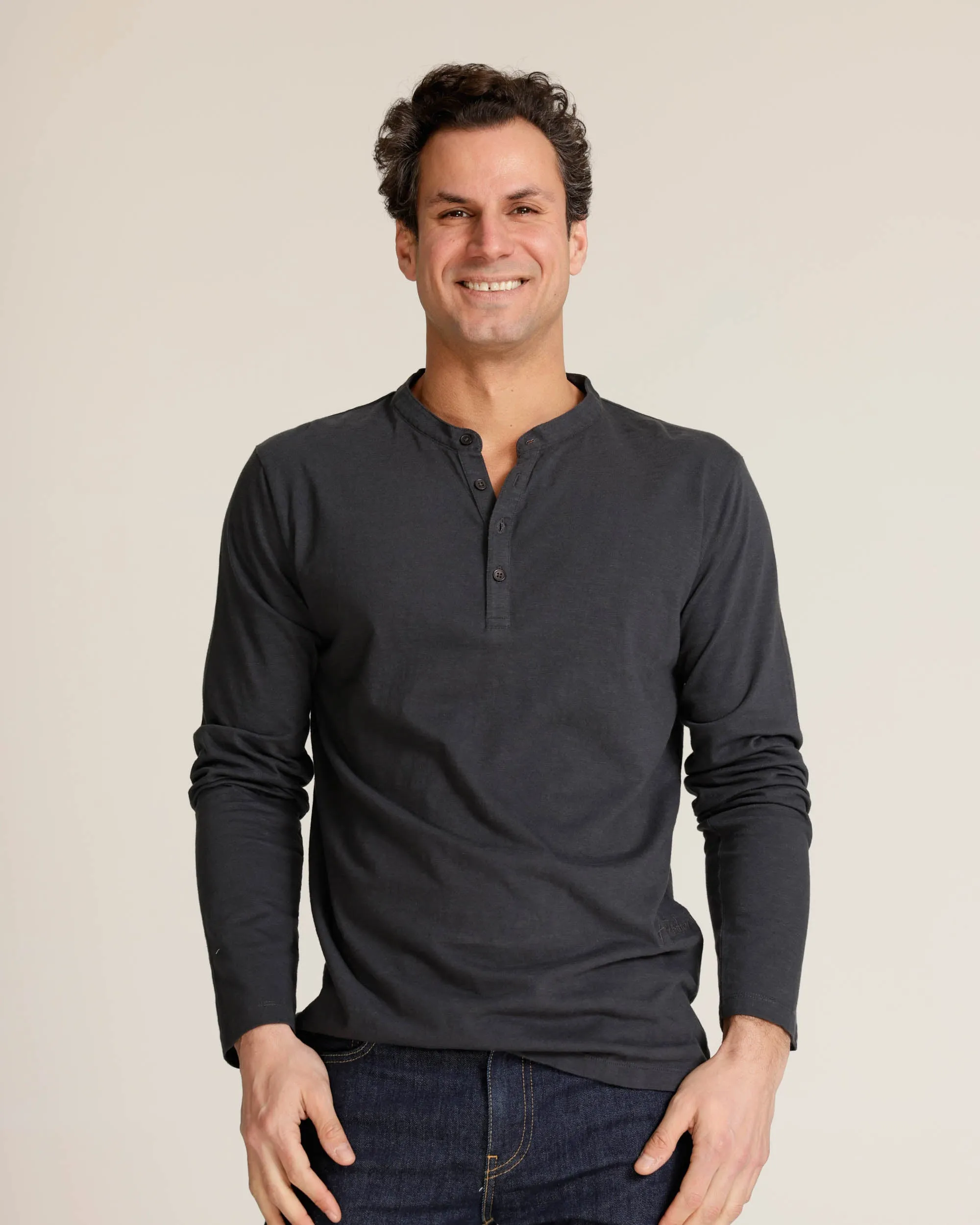 Fline | Long Sleeve Henley T-Shirt