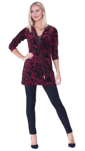 Francesca Plunging Neckline Tunic