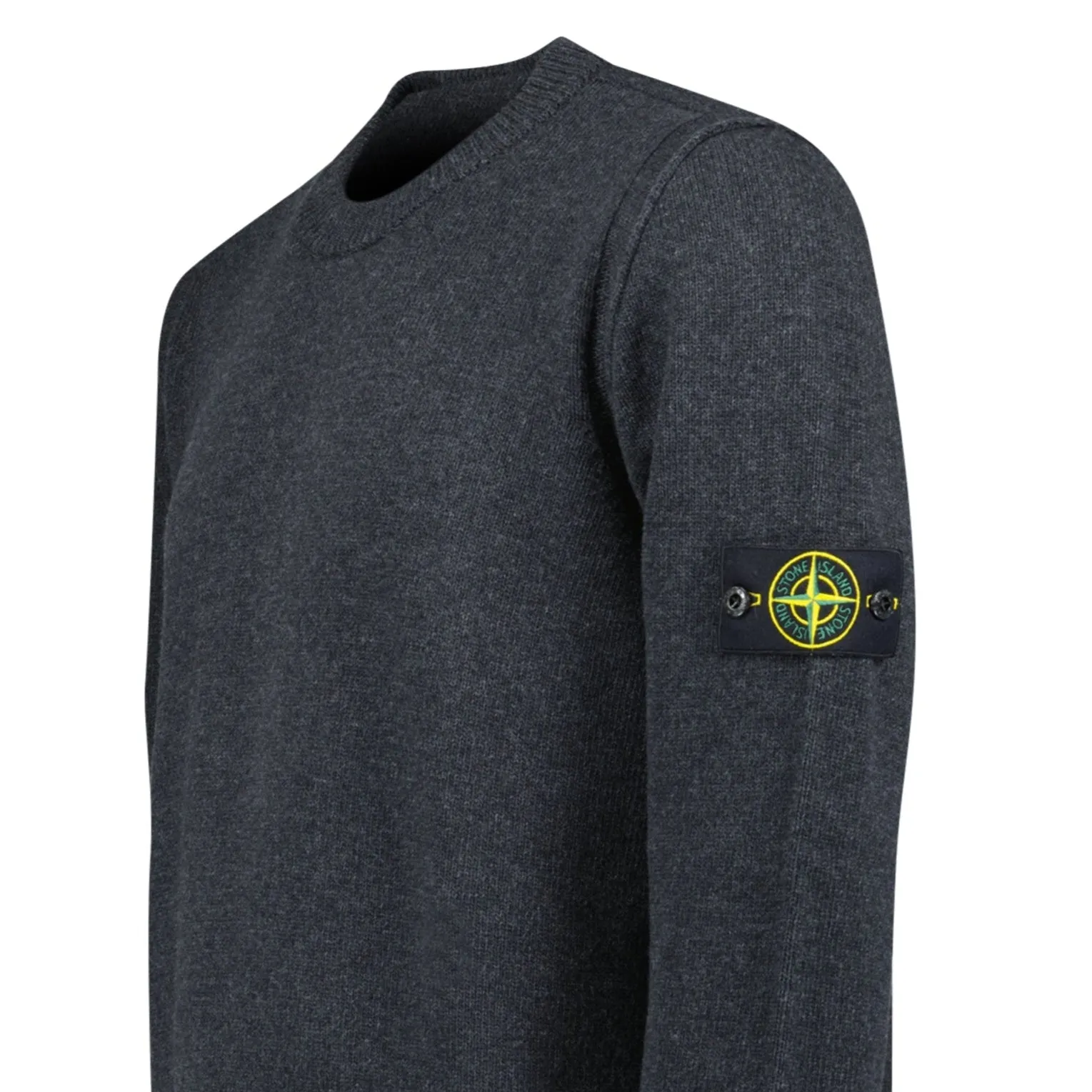 Lambswool Crewneck Jumper in Grey