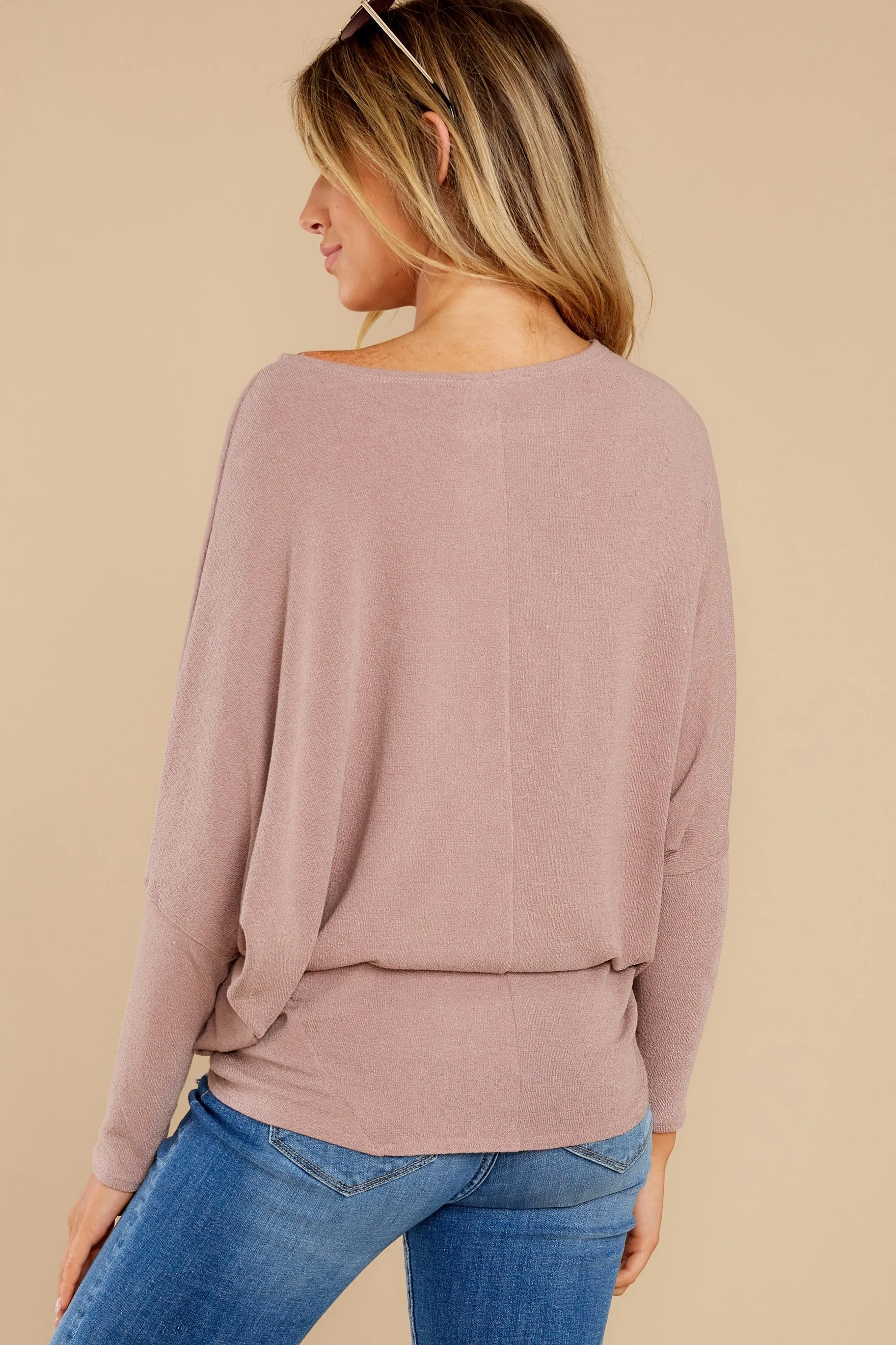Like A Melody Dark Mauve Tunic Top