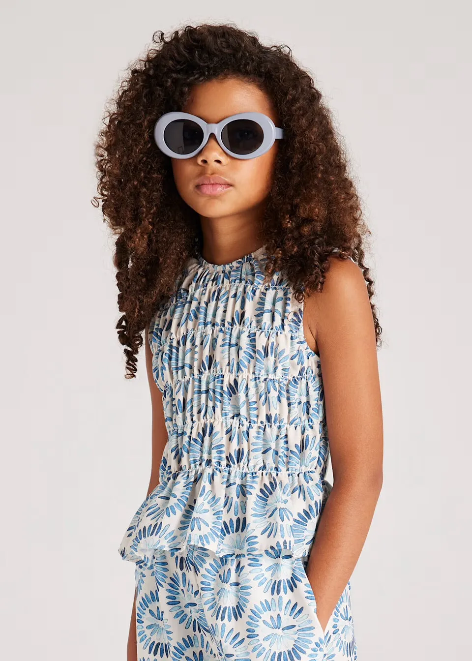 Mayoral Older Girls Tunic Top 6036 Blue