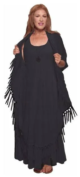 Moroccan Magic Dress with Fringe