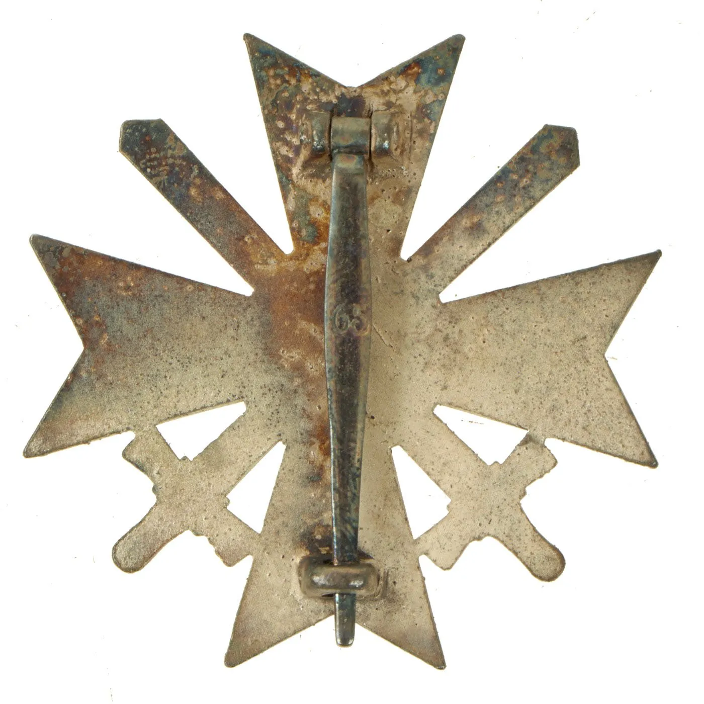 Original German WWII War Merit Cross KvK 1st Class with Swords by Klein & Quenzer A.G. with Matched Case