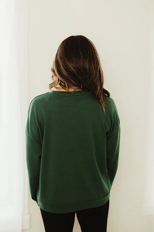 Plaid Merry Pullover