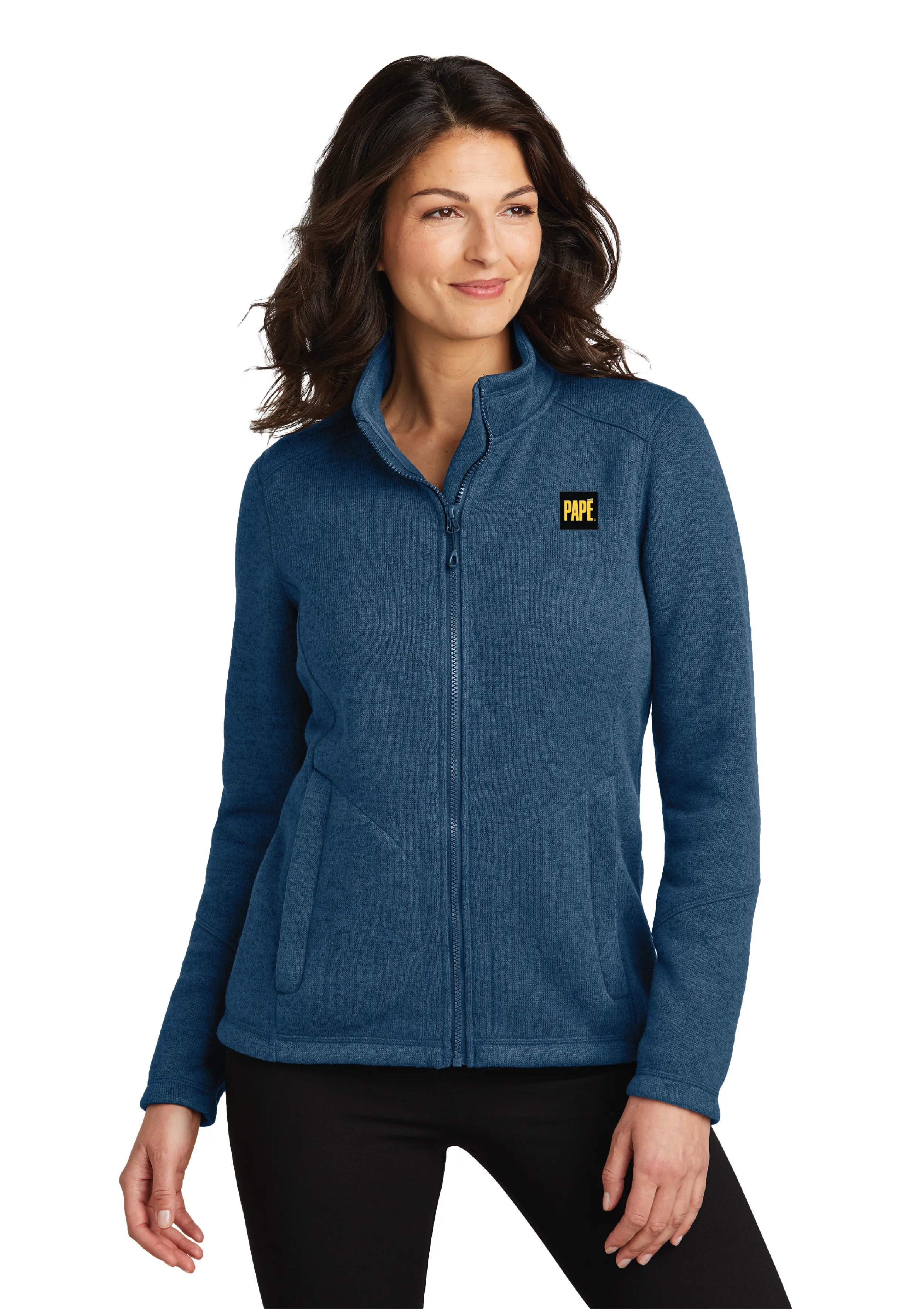 Port Authority® Ladies Arc Sweater Fleece Jacket