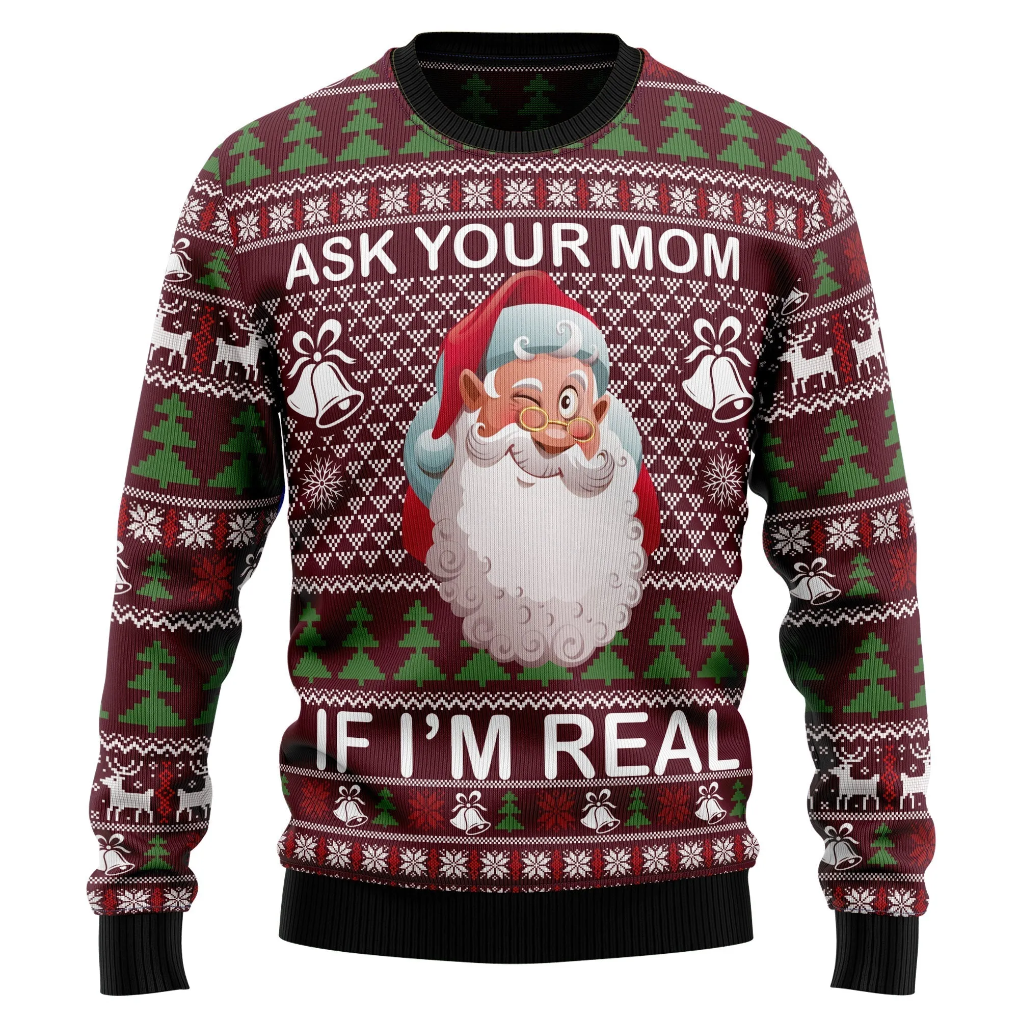 Ugly Christmas Sweater JulesRoche All-Over-Print Graphic Winter