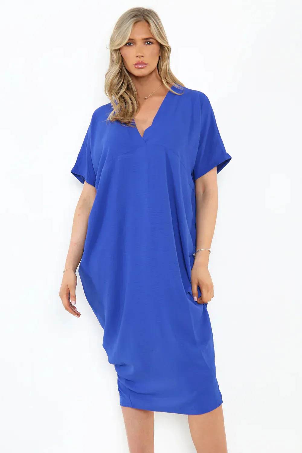V Neck Tunic Dress