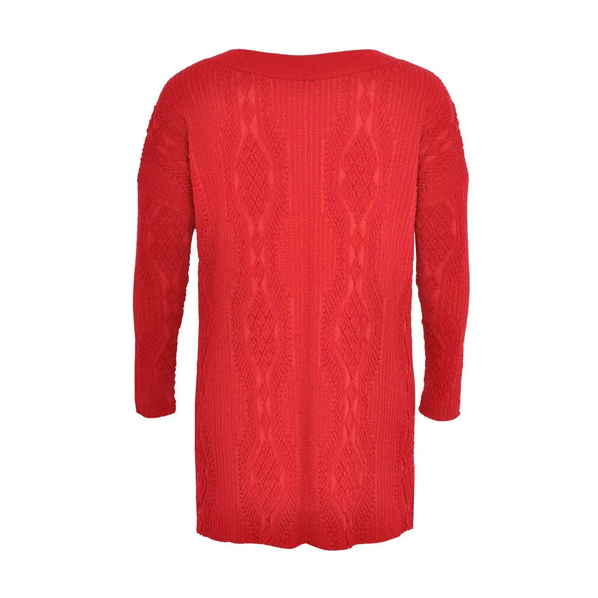 Yoek Pullover Wide Neck Cable